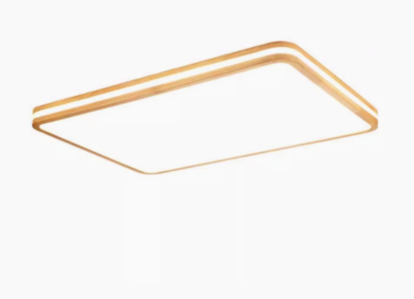 19.5"/25.5"/37.5" W Living Room LED Ceiling Lighting Modern Wood Flush Mount Light with Square/Rectangle Acrylic Shade, Warm/White Light Clearhalo 'Ceiling Lights' 'Close To Ceiling Lights' 'Close to ceiling' 'Flush mount' Lighting' ScreenShot_2026-02-02_181138_738