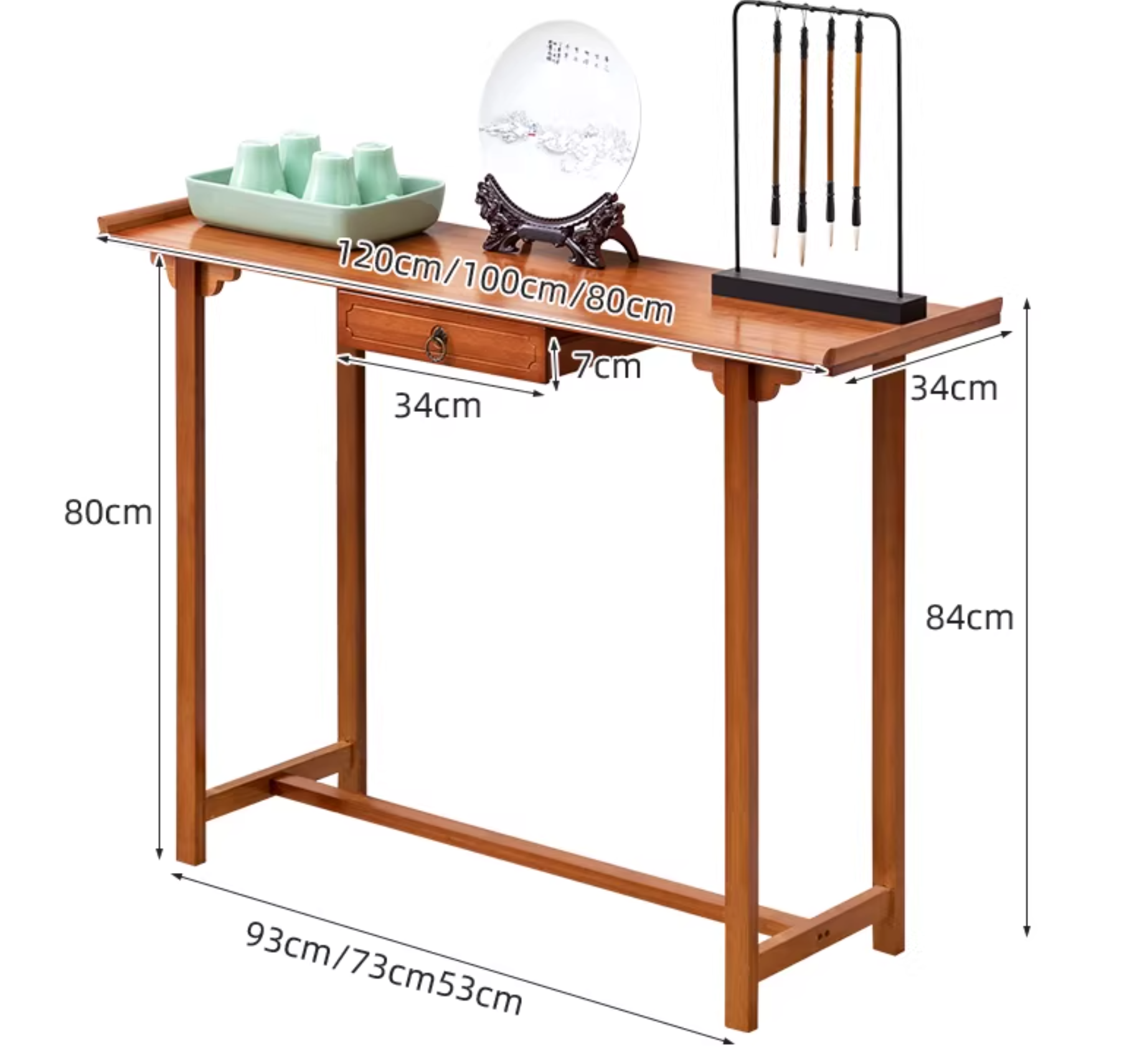 Mid-Century Modern Console Table Dark Brown Rectangle Console Table Clearhalo 'Console Tables' 'console_tables' 'Entry & Mudroom Furniture' 'furn' 'furn_console_tables' 'Furniture' ScreenShot_2026-02-02_181549_534