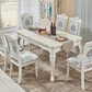 Victorian Style Dining Room Set with Rectangle Table and 4 Legs Base Dining Room Table Set Blue 7 Piece Set Clearhalo 'Dining Room Sets' 'Dining Tables & Seating' 'dining_room_set' 'furn' 'furn_dining_room_set' 'Furniture' 'furniture_dining_room_set' 'Kitchen & Dining Furniture' 'kitchen&dining_furn' 'kitchen' ScreenShot_2026-04-10_094546_399