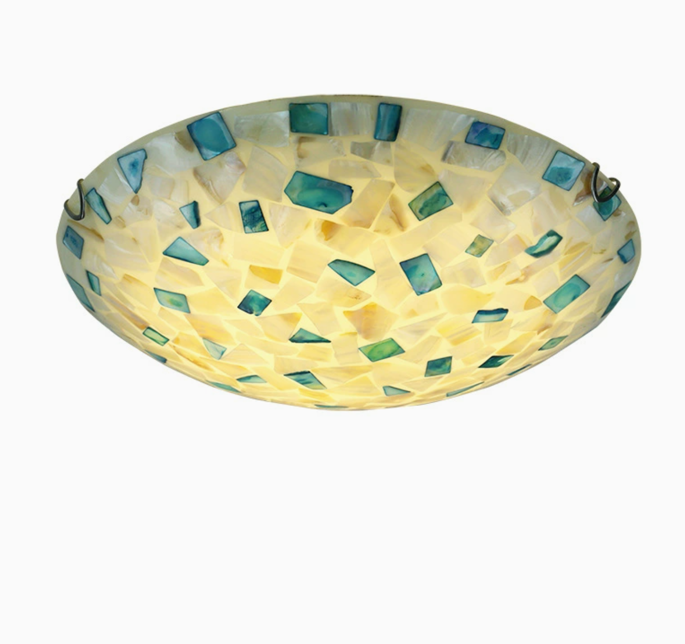 Colorful Square Ceiling Light Vintage Mosaic Glass 1 Bulb Flush Mount Ceiling Light for Living Room Clearhalo 'Ceiling Lights' 'Close To Ceiling Lights' 'Close to ceiling' 'Semi-flushmount' 'Tiffany close to ceiling' 'Tiffany' Lighting' ScreenShot_2026-04-22_181718_491