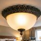 12.5"/15" Wide LED Flush Lamp Vintage Semi-Ball Amber Glass Ceiling Fixture in Brass for Balcony Clearhalo 'Ceiling Lights' 'Close To Ceiling Lights' 'Close to ceiling' 'Flush mount' Lighting' ScreenShot_2026-06-24_173551_353