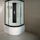 Round Tub & Shower Kit Double Sliding Tempered Glass Tub & Shower Kit Black 39.4"L x 39.4"W x 80"H Clearhalo 'Bathroom Remodel & Bathroom Fixtures' 'Home Improvement' 'home_improvement' 'home_improvement_shower_stalls_enclosures' 'Shower Stalls & Enclosures' 'shower_stalls_enclosures' 'Showers & Bathtubs' ScreenShot_2026-06-30_101759_839_be4098f7-88e8-47ea-aabc-c2dfd0d873fb