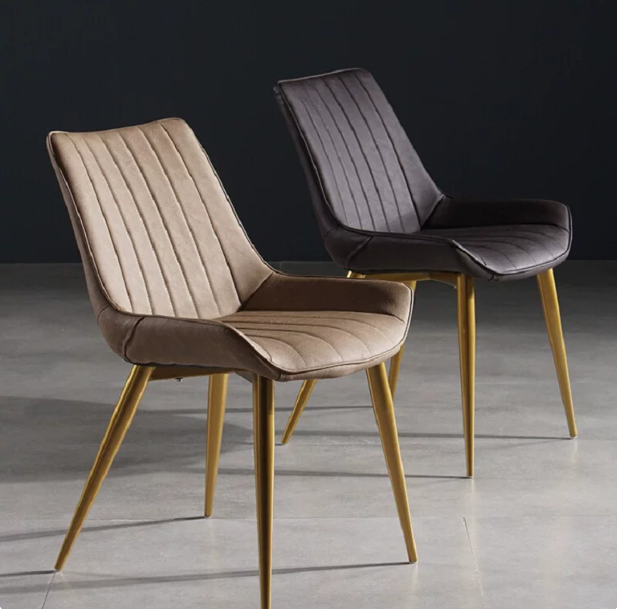 Glam Style Side Chair Faux Leather Gold Frame Dining Chair for Home Clearhalo 'Dining Chairs' 'Dining Tables & Seating' 'dining_chair' 'furn' 'furn_dining_chair' 'Furniture' 'Kitchen & Dining Furniture' ScreenShot_2026-07-17_173733_612