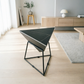 21.6"H Modern Metal Frame Base Solid Color Triangle Coffee Table End Table Black Stone Clearhalo 'Coffee & Accent Tables' 'End & Side Tables' 'end_side_tables' 'furn' 'furn_end_side_tables' 'Furniture' 'Living Room Furniture' ScreenShot_2026-08-06_160534_530