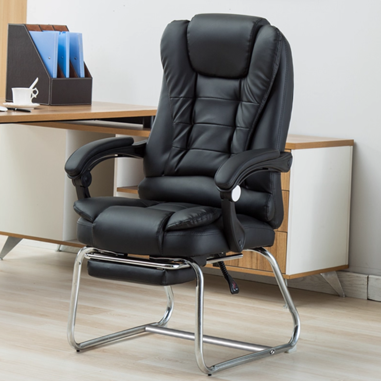 No Wheels Office Chair Modern No Distressing Ergonomic Chair Clearhalo 'furn' 'furn_office_chair' 'Furniture' 'Office Chairs' 'Office Furniture' 'office_chair' wechat_2025-12-04_165400_416