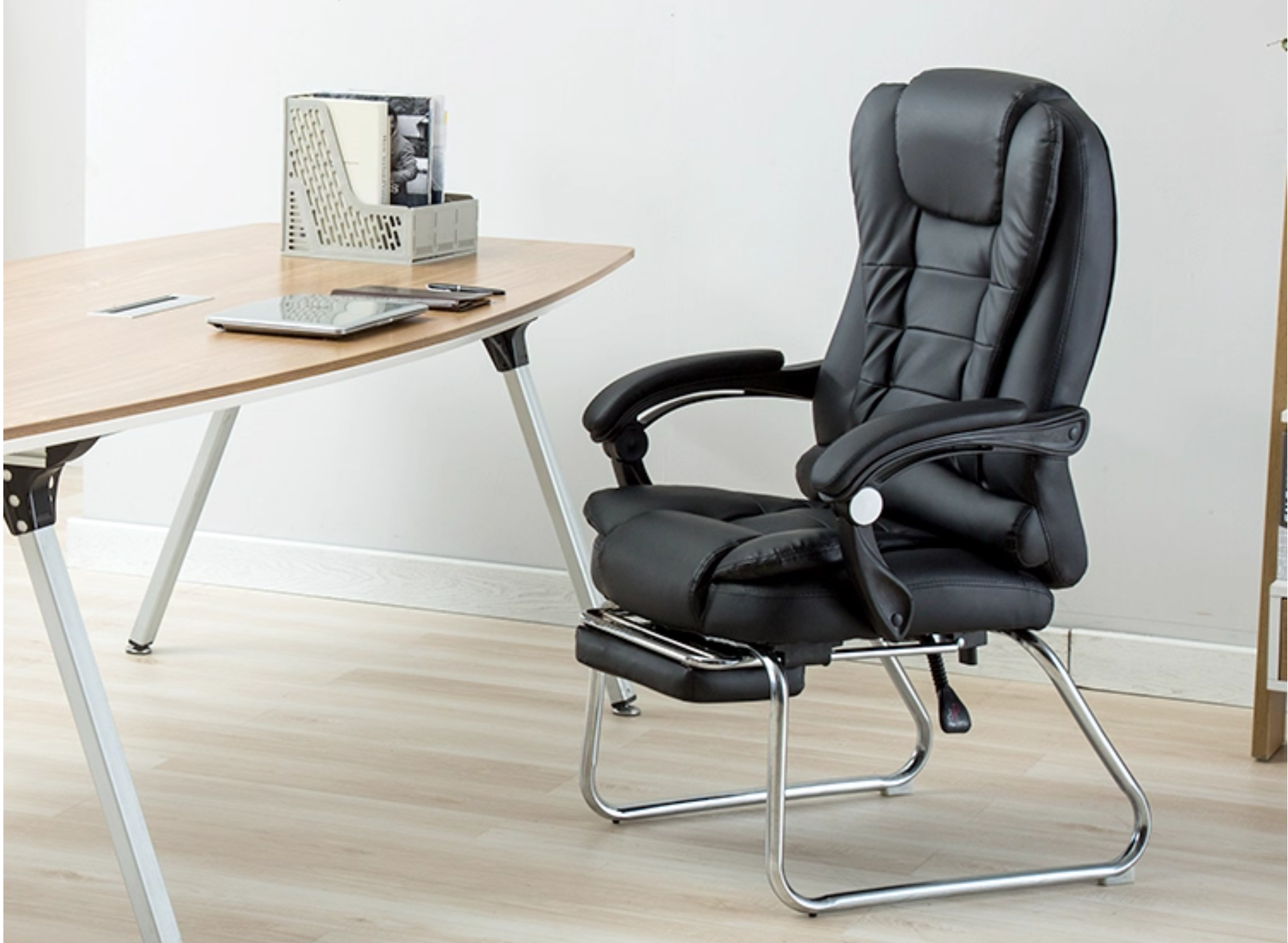 No Wheels Office Chair Modern No Distressing Ergonomic Chair Clearhalo 'furn' 'furn_office_chair' 'Furniture' 'Office Chairs' 'Office Furniture' 'office_chair' wechat_2025-12-04_165816_458