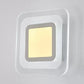 White Slim Square LED Wall Sconce Simple Style Acrylic Wall Light for Stair Clearhalo 'Wall Lamps & Sconces' 'Wall Lights' Lighting' 101626