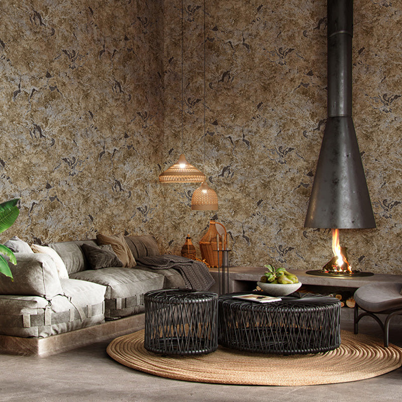 Mable Effect Wall Covering Plaster Wallpaper Roll for Accent Wall, 20.5-inch x 33-foot Light Yellow Clearhalo 'Industrial wall decor' 'Industrial' 'Wallpaper' Wall Decor' 1026005