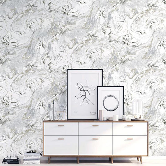 Minimalist Marble Surface Wallpaper Roll for Guest Room Decor, 20.5" by 33' Wall Covering in Natural Color Clearhalo 'Industrial wall decor' 'Industrial' 'Modern wall decor' 'Modern' 'Wallpaper' Wall Decor' 1026009