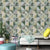 Contemporary Non-Woven Material Wallpaper Roll for Accent Wall with Marble Design in Neutral Color Green Clearhalo 'Modern wall decor' 'Modern' 'Wallpaper' Wall Decor' 1026037