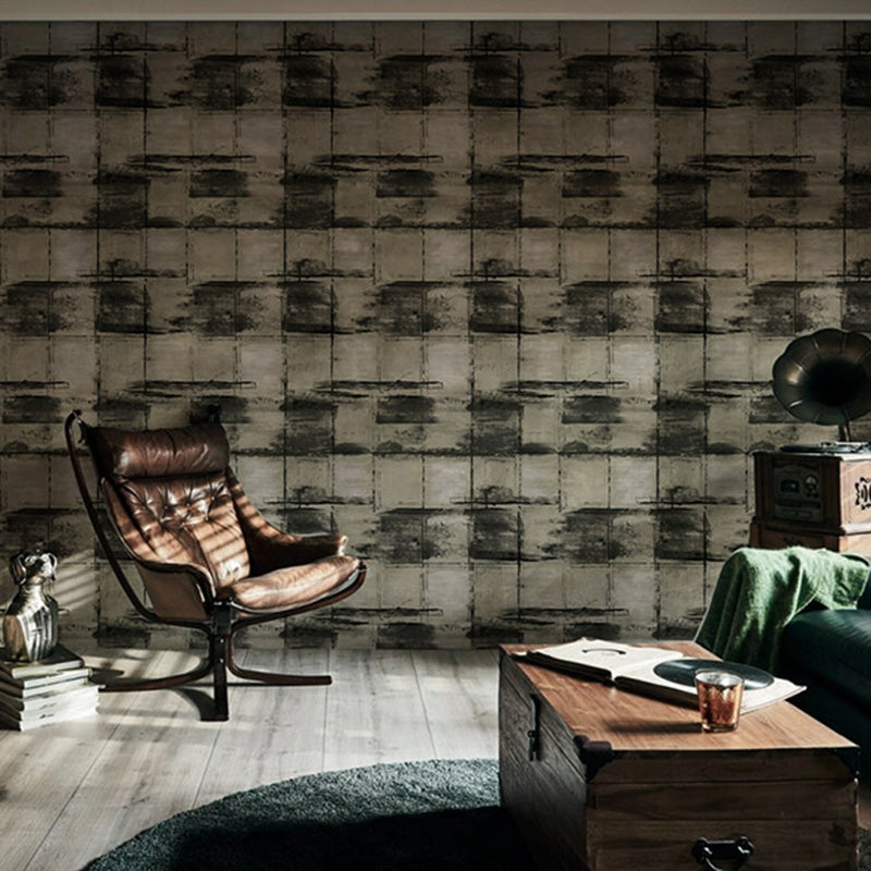 Lattice Wallpaper Roll for Living Room Decoration, Natural Color, 20.5-inch x 33-foot Clearhalo 'Industrial wall decor' 'Industrial' 'Wallpaper' Wall Decor' 1026121