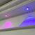 Round Metallic Flush Ceiling Light Simple Chrome Finish LED Flushmount with Crystal Ball Shade, 7 Color Light Chrome 7 Color Clearhalo 'Ceiling Lights' 'Close To Ceiling Lights' 'Close to ceiling' 'Flush mount' Lighting' 1033859