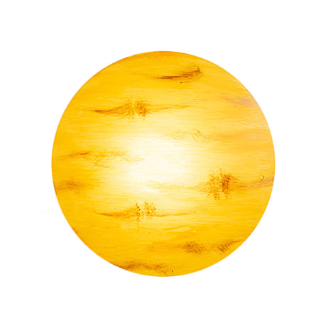 Living Room Flat Planet Wall Light Acrylic Modern Creative Multi-Color Sconce Light Red Brown Clearhalo 'Wall Lamps & Sconces' 'Wall Lights' Lighting' 103592