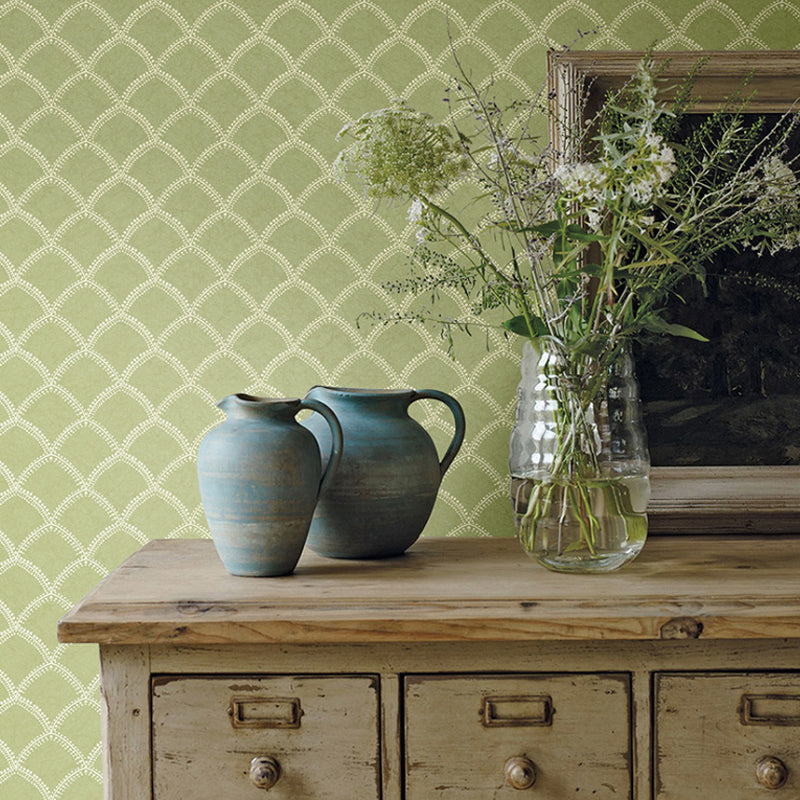 Full Size Harlequin Wall Mural in Pastel Color Non-Woven Fabric Wall Covering for Home Decor, Custom-Printed Green Clearhalo 'Wall Decor' 'Wall Mural' 1036040