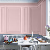 Extra Large Simple Wall Mural in Pink Gesso Surface Wall Art, Personalized Size Available