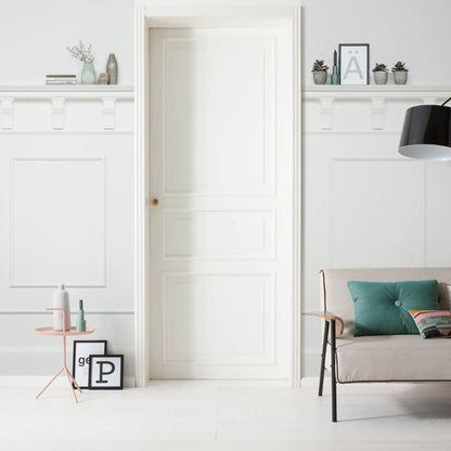 Decorative Door Frame Wall Mural Custom-Printed Contemporary Wall Art for Bedroom Decoration White Clearhalo 'Wall Decor' 'Wall Mural' 1036484