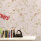 Entwined Flowers Wall Covering for Bedroom Decor Leaves Wallpaper Roll in Natural Color, Moisture-Resistant Clearhalo 'Country wall decor' 'Rustic' 'Wallpaper' Wall Decor' 1037154