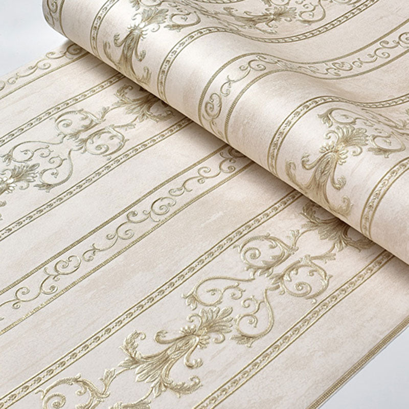 Water-Resistant Elegant Blossoms Wall Covering Retro Wallpaper Roll for Guest Room Decor Clearhalo 'Wall Decor' 'Wallpaper' 1037224