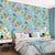 Tropical Flamingo Wall Decor in Neutral Color Non-Woven Fabric Wallpaper for Home Decor, 57.1 sq ft. Blue Clearhalo 'Modern wall decor' 'Modern' 'Wallpaper' Wall Decor' 1037278