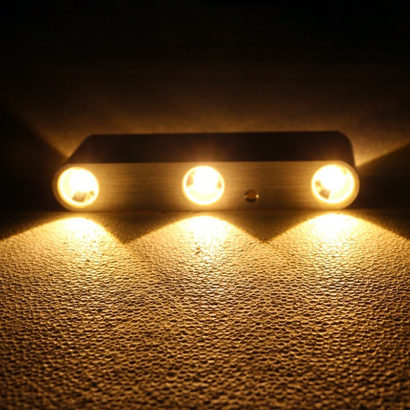 Rectangular Wall Light Fixture Modern Metallic Karaoke Room LED Sconce Light in Nickel, 7"/7.5" Width Clearhalo 'Cast Iron' 'Glass' 'Industrial' 'Modern wall lights' 'Modern' 'Tiffany' 'Traditional wall lights' 'Wall Lamps & Sconces' 'Wall Lights' Lighting' 1040835