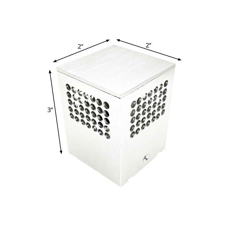 Cutouts Circle Corridor Wall Light Metal Contemporary LED Wall Mount Lighting in Silver, Blue/Red/Purple Light Clearhalo 'Cast Iron' 'Glass' 'Industrial' 'Modern wall lights' 'Modern' 'Tiffany' 'Traditional wall lights' 'Wall Lamps & Sconces' 'Wall Lights' Lighting' 1040870