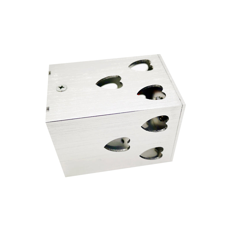 Modern Heart Shaped Sconce Light Fixture Metallic Disco Party LED Wall Lamp in Silver, Purple/Blue/Yellow Light Clearhalo 'Cast Iron' 'Glass' 'Industrial' 'Modern wall lights' 'Modern' 'Tiffany' 'Traditional wall lights' 'Wall Lamps & Sconces' 'Wall Lights' Lighting' 1040873