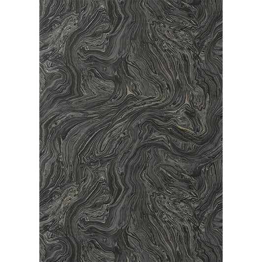 Oil Ink Mural Wallpaper Living Room Wall Covering in Brown, Personalized Size Available Clearhalo 'Wall Decor' 'Wall Mural' 1041101