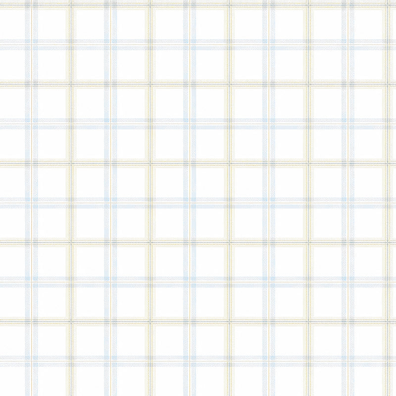 Big Grid Mural Wallpaper in Blue and Green Non-Woven Material Wall Art for Kids, Custom Size Available Clearhalo 'Wall Decor' 'Wall Mural' 1041136