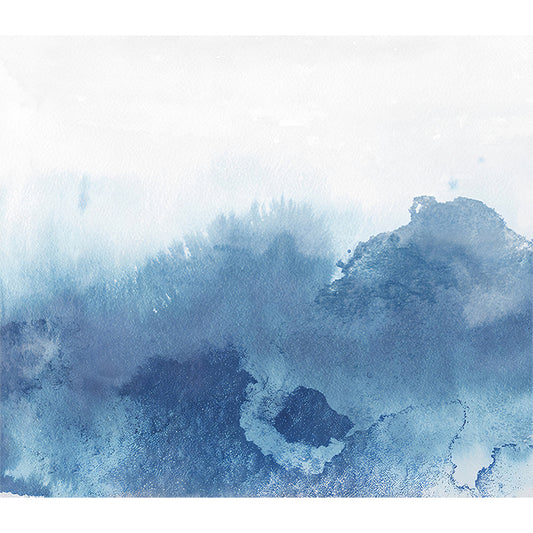 Pastel Color Watercolors Wall Mural Stain-Resistant Wall Covering for Dining Room Decoration Clearhalo 'Wall Decor' 'Wall Mural' 1041404