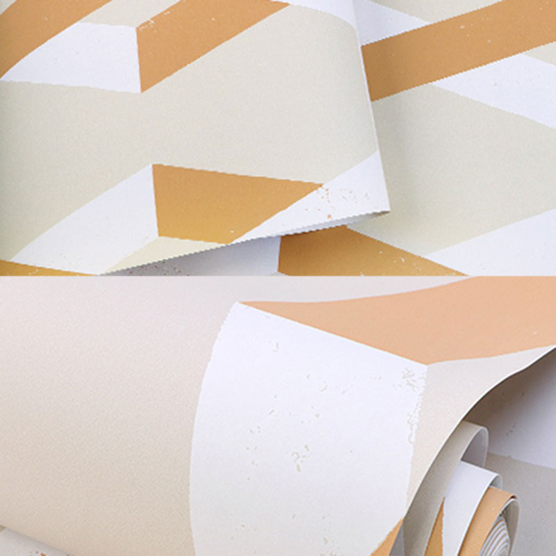 Stain-Resistant Hexagon Wallpaper Roll 33'L x 20.5"W Minimalist Wall Covering for Home Decoration Clearhalo 'Modern wall decor' 'Modern' 'Wallpaper' Wall Decor' 1041946