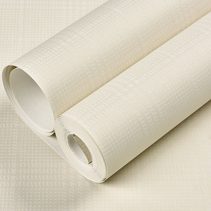 Linen Surface Wall Covering for Accent Wall Contemporary Wallpaper Roll, 31' x 20.5" Clearhalo 'Modern wall decor' 'Modern' 'Wallpaper' Wall Decor' 1041967