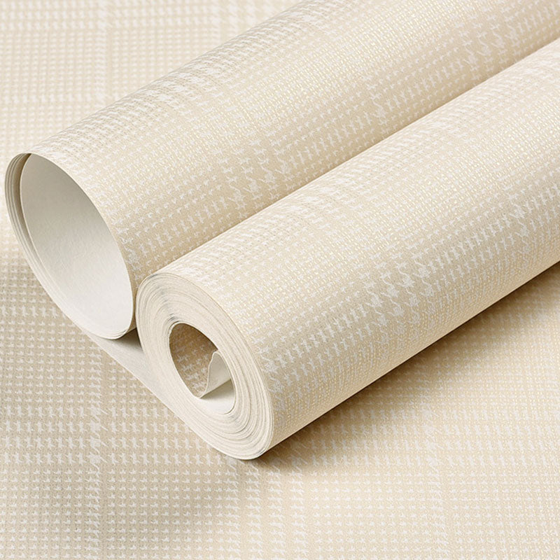 Linen Surface Wall Covering for Accent Wall Contemporary Wallpaper Roll, 31' x 20.5" Clearhalo 'Modern wall decor' 'Modern' 'Wallpaper' Wall Decor' 1041970