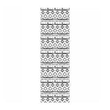 Contemporary Geometries Wall Decor in Black and White Living Room Wallpaper, 19.4 sq ft., Peel and Stick Clearhalo 'Modern wall decor' 'Modern' 'Wallpaper' Wall Decor' 1041989