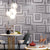 Color Block Wall Decor 900 Wallpaper Roll for Coffee Shop Decoration, 33-foot x 20.5-inch Grey Clearhalo 'Modern wall decor' 'Modern' 'Wallpaper' Wall Decor' 1042003