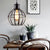 Black Finish 1 Bulb Pendant Hanging Light Industrial Metal Ball Cage Shade Ceiling Lamp for Restaurant Black Clearhalo 'Art Deco Pendants' 'Black' 'Cast Iron' 'Ceiling Lights' 'Ceramic' 'Crystal' 'Industrial Pendants' 'Industrial' 'Metal' 'Middle Century Pendants' 'Pendant Lights' 'Pendants' 'Rustic Pendants' 'Tiffany' Lighting' 104202
