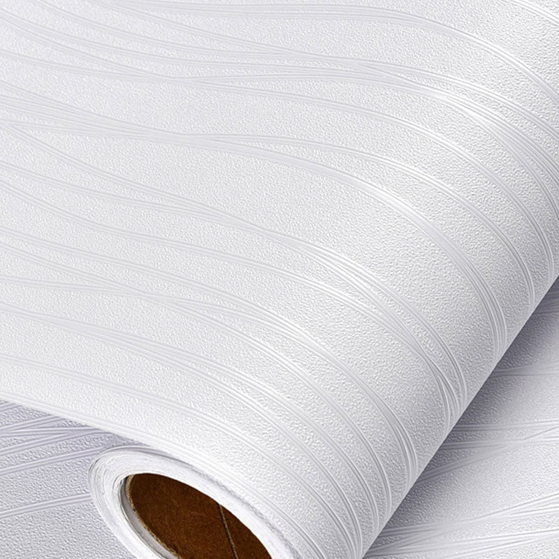 29.5' x 23.5" Minimalist Wallpaper Roll for Girl's Bedroom with Linear Pattern in Natural Color, Peel and Stick Clearhalo 'Modern wall decor' 'Modern' 'Wallpaper' Wall Decor' 1042222