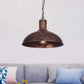 Metal Aged Brass/Black Pendant Lighting Dome Shade 1 Light Vintage Style Hanging Ceiling Lamp for Balcony Clearhalo 'Art Deco Pendants' 'Black' 'Cast Iron' 'Ceiling Lights' 'Ceramic' 'Crystal' 'Industrial Pendants' 'Industrial' 'Metal' 'Middle Century Pendants' 'Pendant Lights' 'Pendants' 'Rustic Pendants' 'Tiffany' Lighting' 1043906