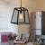 1 Bulb Ceiling Pendant Fixture Vintage Style Trapezoid Metal Hanging Light with Mesh Cage Shade in Black Black Clearhalo 'Art Deco Pendants' 'Black' 'Cast Iron' 'Ceiling Lights' 'Ceramic' 'Crystal' 'Industrial Pendants' 'Industrial' 'Metal' 'Middle Century Pendants' 'Pendant Lights' 'Pendants' 'Rustic Pendants' 'Tiffany' Lighting' 104663