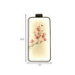 Fabric Blooming Lotus/Peach Mural Lamp Chinese Black LED Wall Mounted Lighting for Bedroom Clearhalo 'Wall Lamps & Sconces' 'Wall Lights' Lighting' 1047582