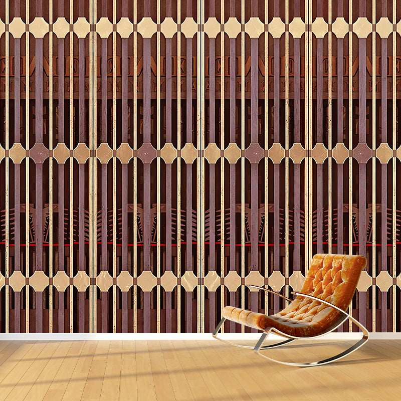 Whole Photography Original Wall Mural Decal for Bedroom Decoration with Railing Design in Natural Color Clearhalo 'Wall Decor' 'Wall Mural' 1048093