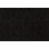 Extra Large Photo Geometries Mural Wallpaper for Home Decoration in Black, Made to Measure Clearhalo 'Wall Decor' 'Wall Mural' 1048099