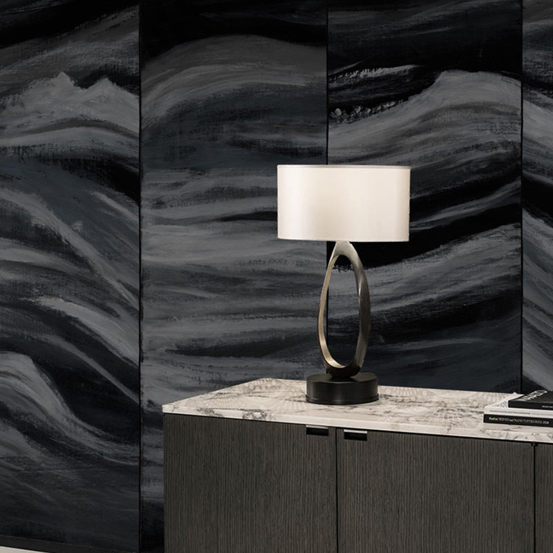 Extra Large Nordic Wall Art in Dark Color Geometries Wall Mural, Custom Size Available Clearhalo 'Wall Decor' 'Wall Mural' 1048114