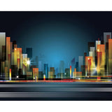 City Skyscrapers Mural Wallpaper for Meeting Room Natural Scene Wall Art, Made to Measure Clearhalo 'Wall Decor' 'Wall Mural' 1048501