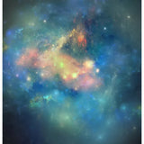 Enormous Minimalist Wall Mural in Aqua Nebula Wall Covering, Personalized Size Available Clearhalo 'Wall Decor' 'Wall Mural' 1048797