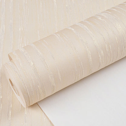 Stripe and Line Wallpaper Roll for Accent Wall in Pastel Color, Peel and Stick, 23.5"W x 29.5'L Light Yellow Clearhalo 'Modern wall decor' 'Modern' 'Wallpaper' Wall Decor' 1049088