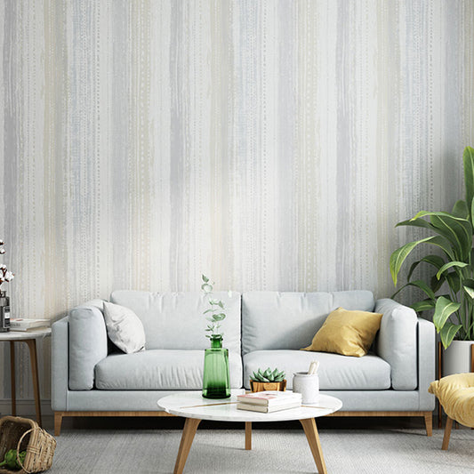Soft Color Simplicity Wall Decor 20.5 in x 33 ft Vertical Stripes Wallpaper for Accent Wall Grey Clearhalo 'Modern wall decor' 'Modern' 'Wallpaper' Wall Decor' 1049120