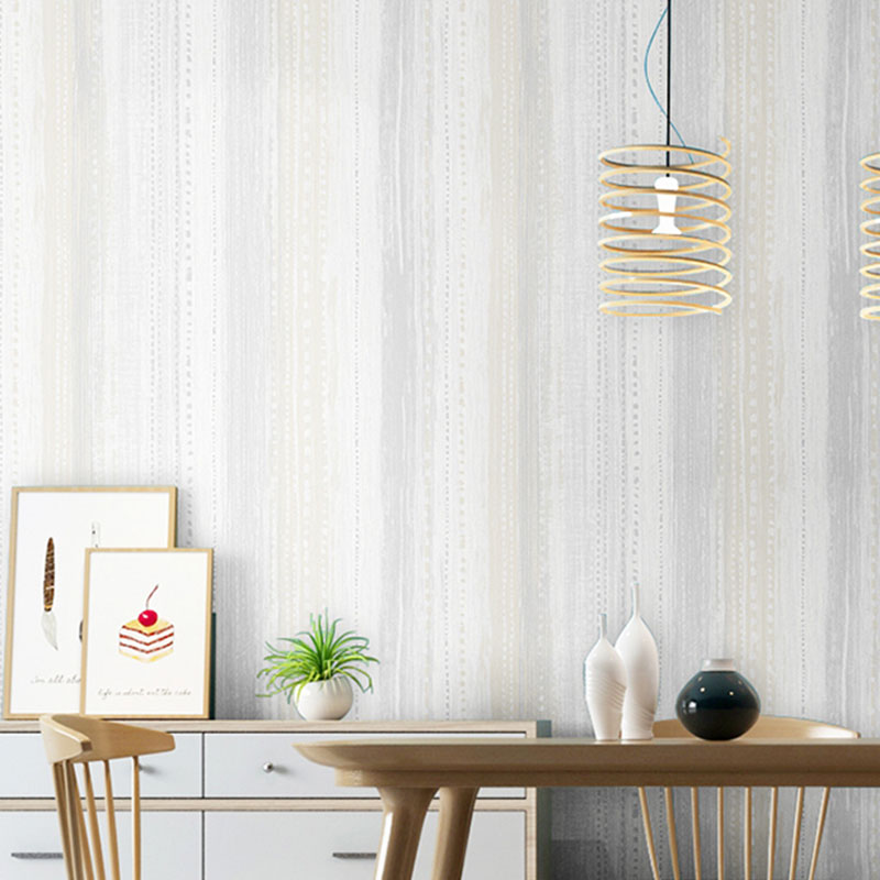 Soft Color Simplicity Wall Decor 20.5 in x 33 ft Vertical Stripes Wallpaper for Accent Wall Clearhalo 'Modern wall decor' 'Modern' 'Wallpaper' Wall Decor' 1049121