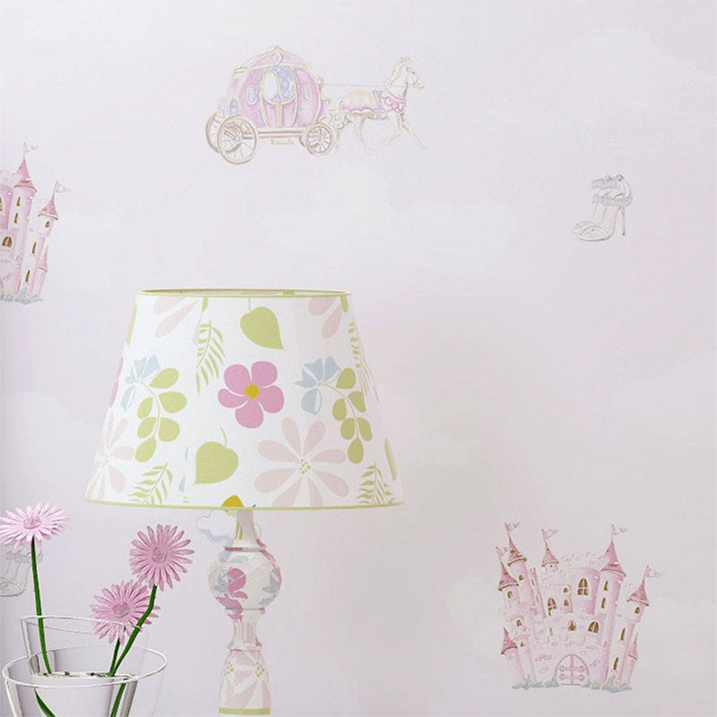 Moisture-Resistant Castle Wall Decor 33'L x 20.5"W Contemporary Wallpaper Roll for Children's Bedroom, Non-Pasted Clearhalo 'Wall Decor' 'Wallpaper' 1049264