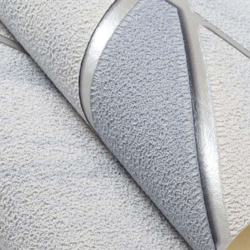 Neutral Color Flock Textured Wallpaper 31'L x 20.5"W Color Block Wall Decor for Accent Wall Clearhalo 'Modern wall decor' 'Modern' 'Wallpaper' Wall Decor' 1049392