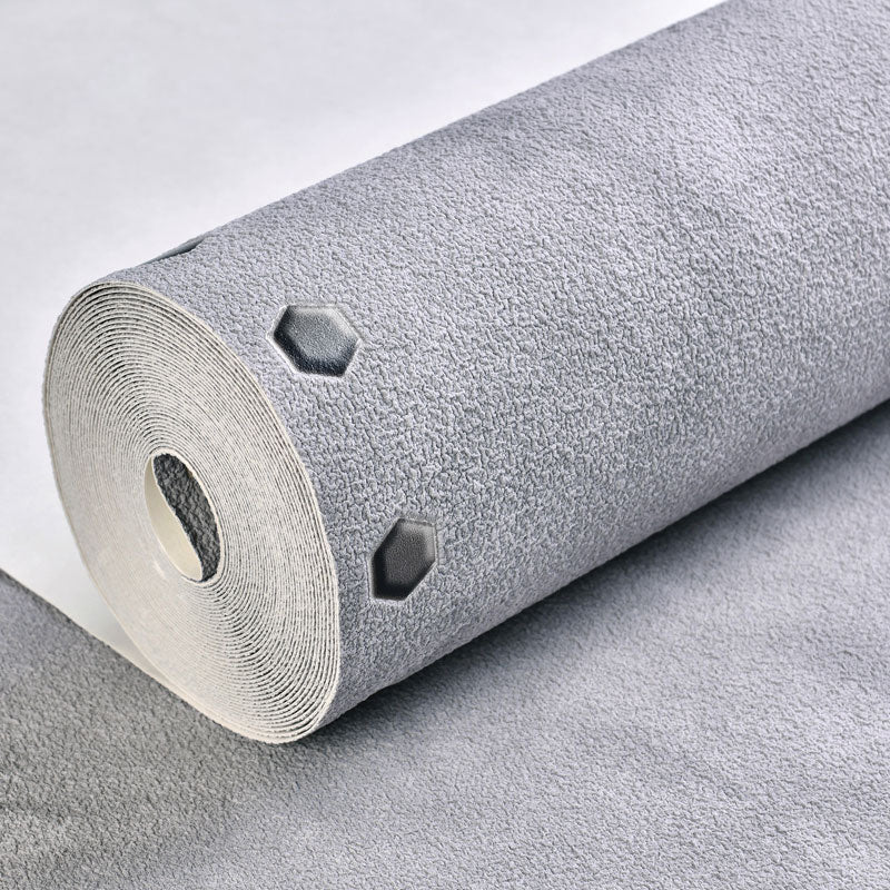 Stain-Resistant Vertical Stripe Wall Covering Flock Wallpaper for Guest Room Decoration Clearhalo 'Modern wall decor' 'Modern' 'Wallpaper' Wall Decor' 1049404